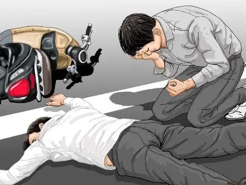 2 Motor Adu Banteng di Jalan Poros Mamuju