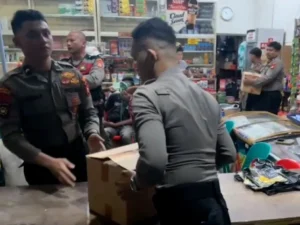 Polrestabes Makassar Amankan Botol Miras