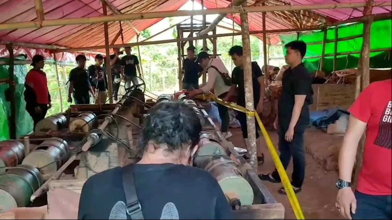 Aktivitas Tambang Emas Ilegal di Gowa
