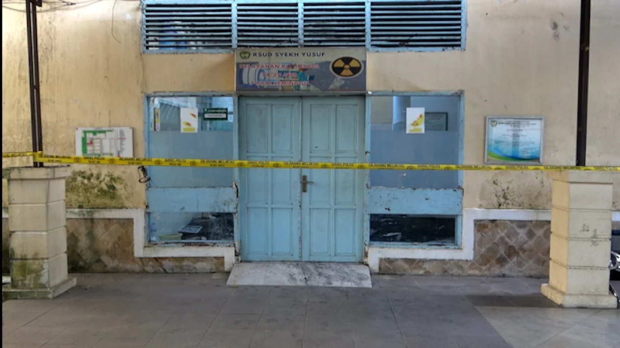 Gedung Radiologi RSUD Syekh Yusuf Terbakar