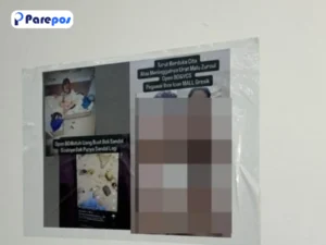 Poster Wanita Bugil Ditempel di Mal Gresik, Jadi Viral
