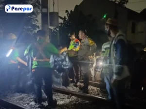 Pria Tewas Tertabrak KRL di Ciputat Saat Bikin Konten